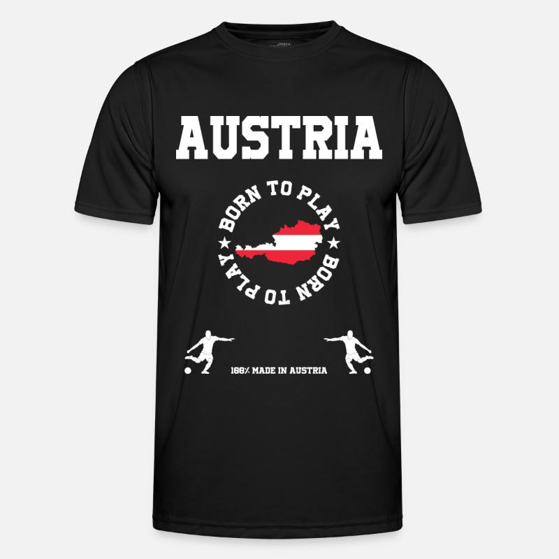 Austria - Men's Functional T-Shirt - black