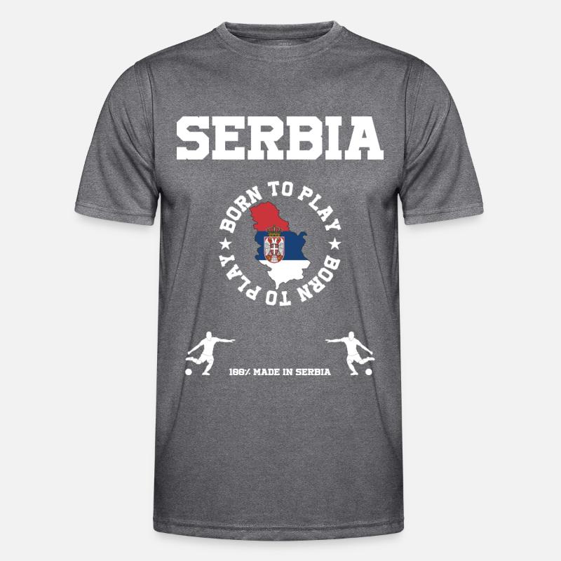 Serbien Männer Funktions-T-Shirt