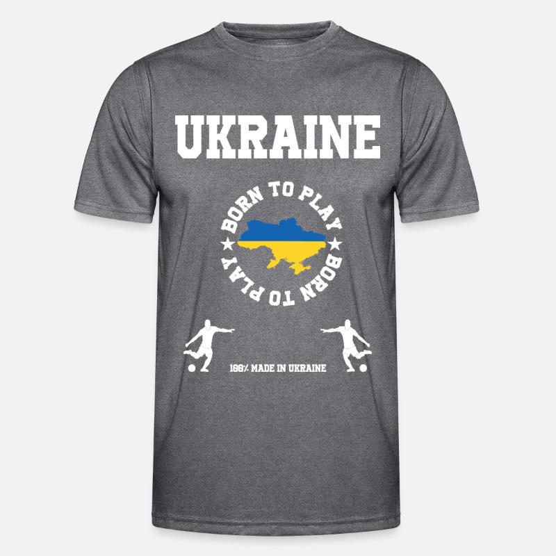Ukraine Männer Funktions-T-Shirt