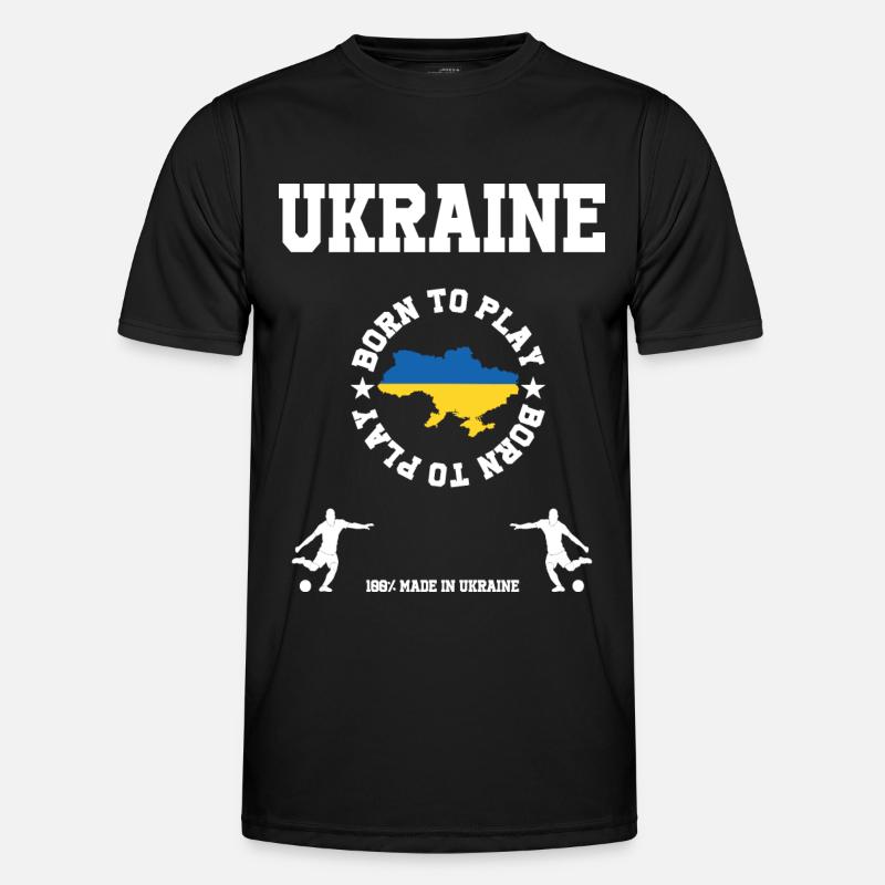 Ukraine - Men's Functional T-Shirt - black