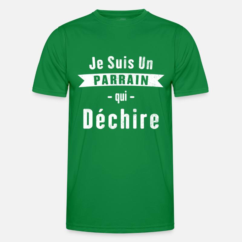 Pate, der weint Geschenkidee Männer Funktions-T-Shirt