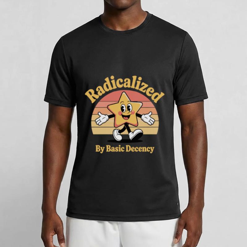 Radicalized By Basic Decency Men's Functional T-Shirt