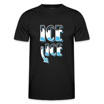 Pregnancy Announcement - Men's Functional T-Shirt - black - Front - AI Model Male 178 dark (178cm)