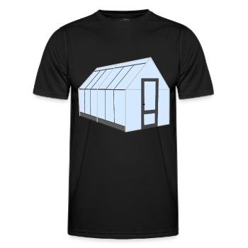 Serre - T-shirt sport Homme - noir - Devant - AI Model Male 178 dark (178cm)