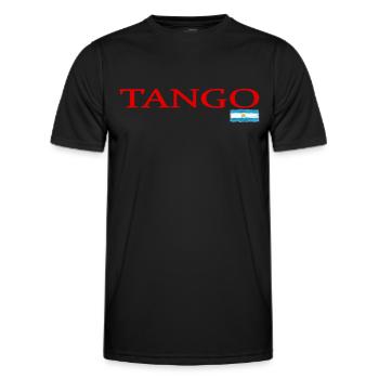 Tango - Männer Funktions-T-Shirt - Schwarz - Vorne - AI Model Male 178 dark (178cm)