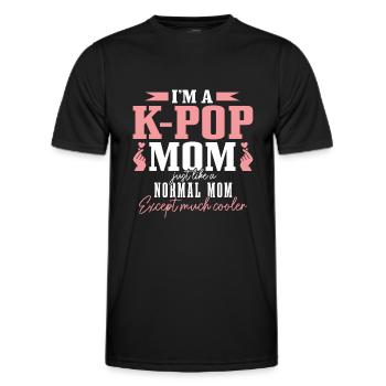 K-Pop-Fan Geschenk Koreanische Popmusik - Männer Funktions-T-Shirt - Schwarz - Vorne - AI Model Male 178 dark (178cm)