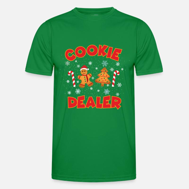 Weihnachtsplätzchen-Händler Männer Funktions-T-Shirt