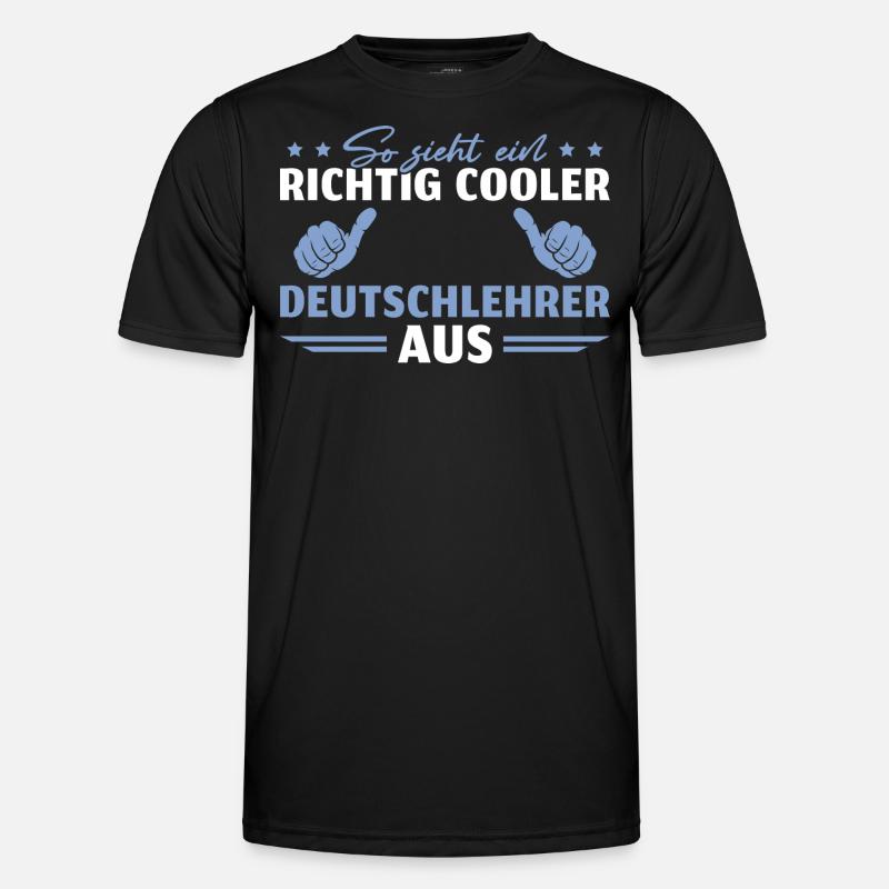 Lehrkraft Referendar Cooler Deutschlehrer Männer Funktions-T-Shirt