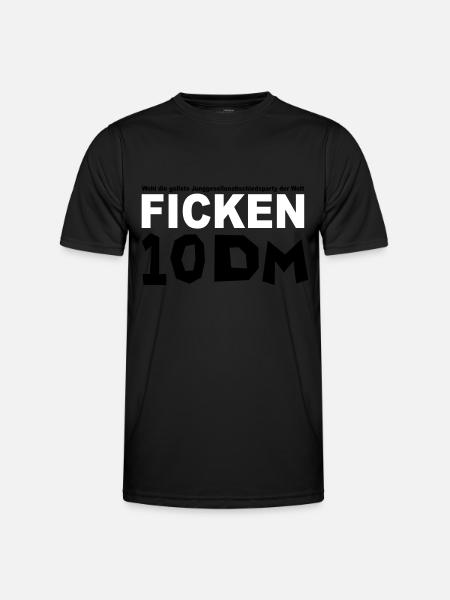 ficken10 DM junggesellenabschied - Männer Funktions-T-Shirt - Schwarz