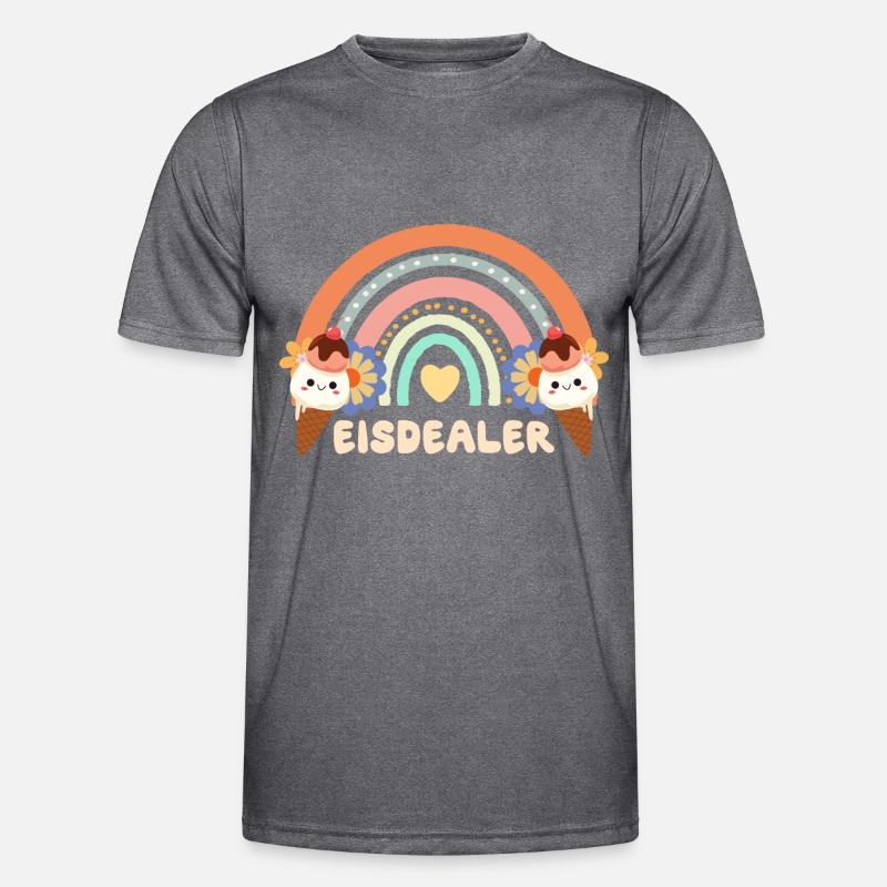Eismann Eisverkäufer Eisdealer Männer Funktions-T-Shirt