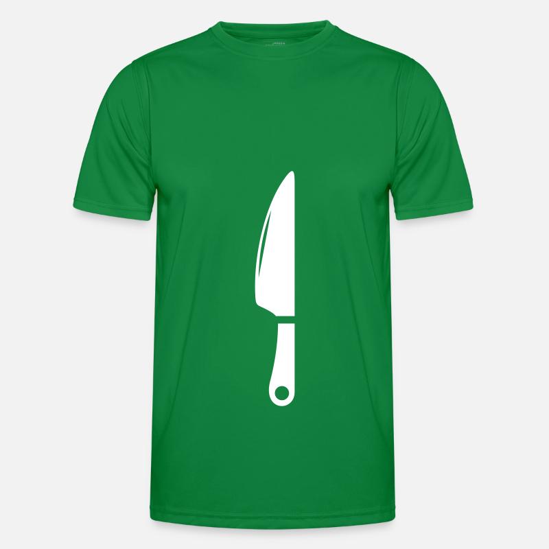 Messer icon Männer Funktions-T-Shirt
