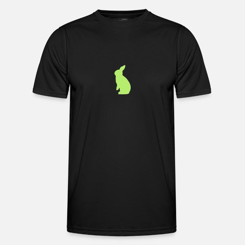 Rex rabbit rabbit bunny breed long-eared rodents - Men's Functional T-Shirt - black