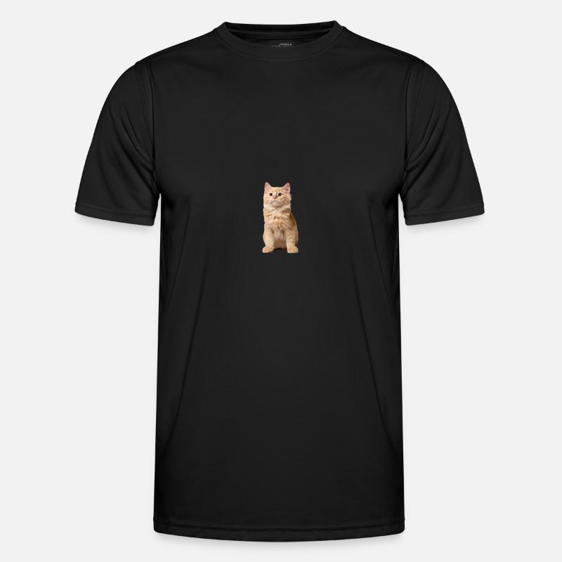 Rothaarige Katze Männer Funktions-T-Shirt