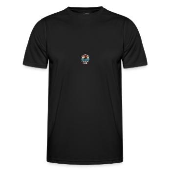 Cavalier Cheval Père papa Cavalier Cavalier - T-shirt sport Homme - noir - Devant - AI Model Male 178 dark (178cm)
