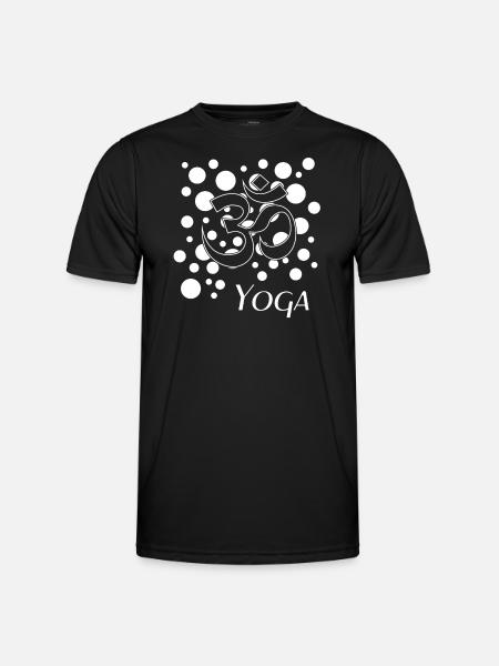 Yoga yoga - Männer Funktions-T-Shirt - Schwarz
