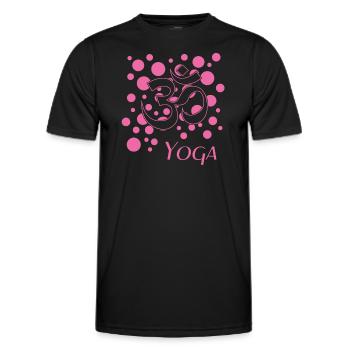 Yoga yoga - Männer Funktions-T-Shirt - Schwarz - Vorne - AI Model Male 178 dark (178cm)