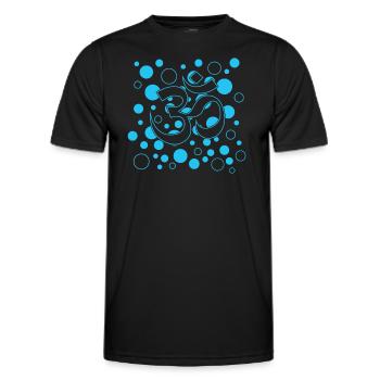 Yoga Namaste yoga - Männer Funktions-T-Shirt - Schwarz - Vorne - AI Model Male 178 dark (178cm)