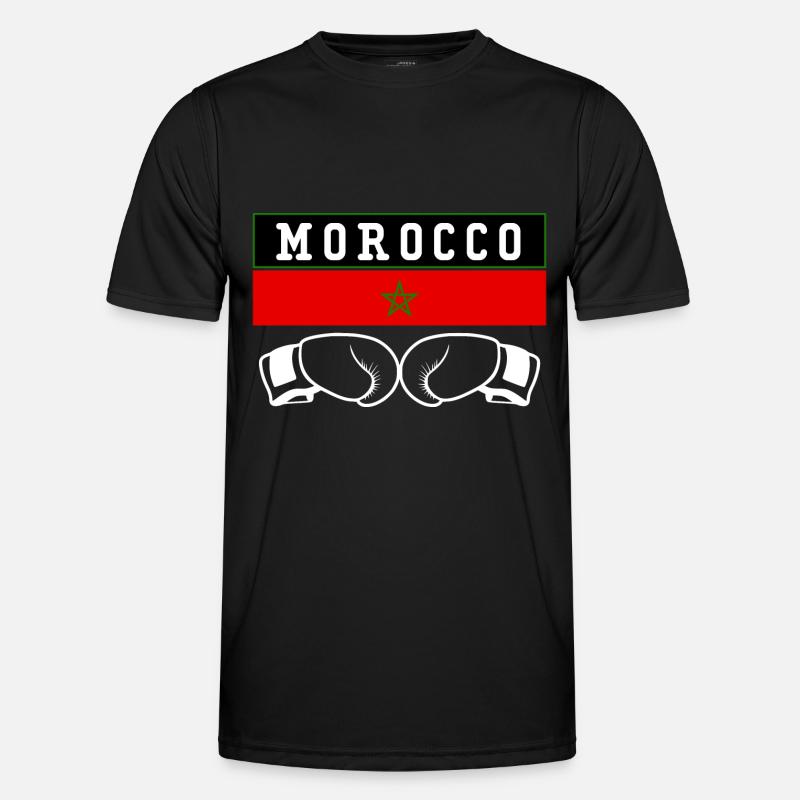 Moroccan boxer - Men's Functional T-Shirt - black