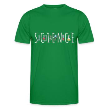 Wissenschaft - Männer Funktions-T-Shirt - Kelly Green - Vorne - AI Model Male 178 dark (178cm)