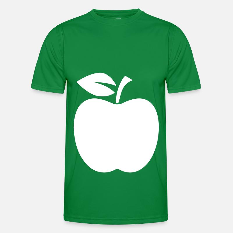 Apfel icon vitamine Männer Funktions-T-Shirt