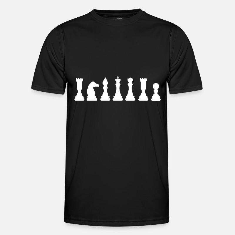 Chess pieces Chess - Men's Functional T-Shirt - black