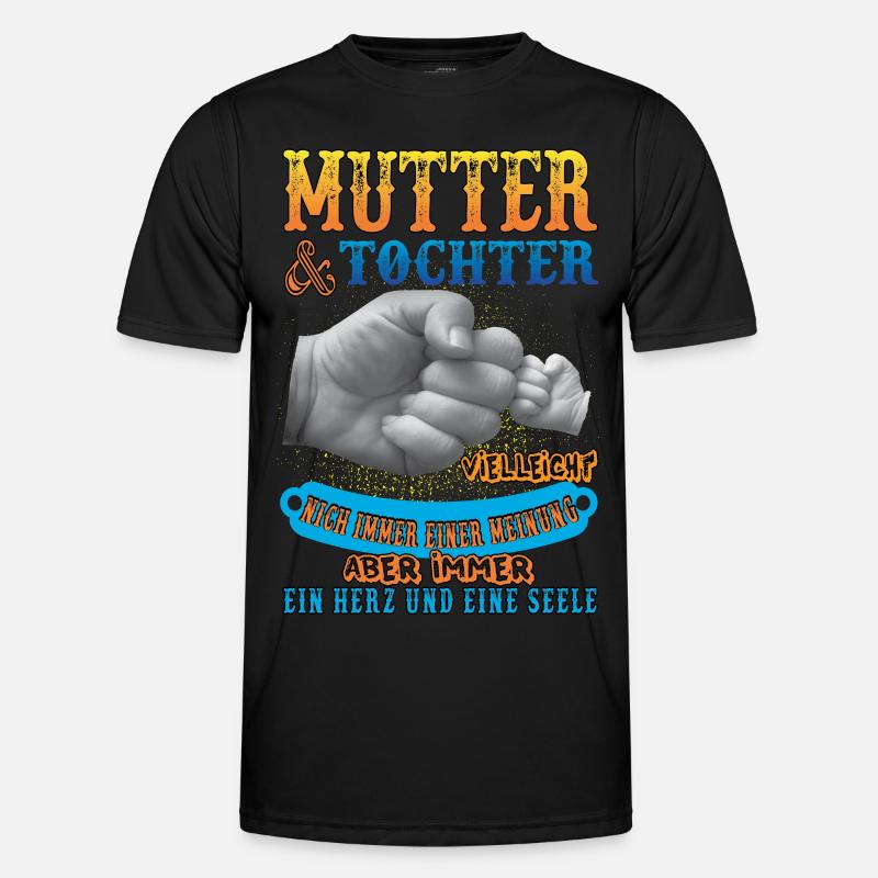 mutter und tochter Männer Funktions-T-Shirt