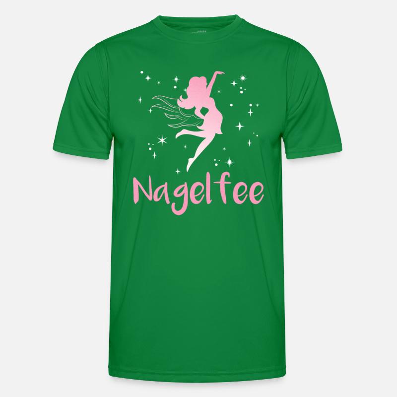 Nagelfee Nageldesignerin Nagelstudio Männer Funktions-T-Shirt