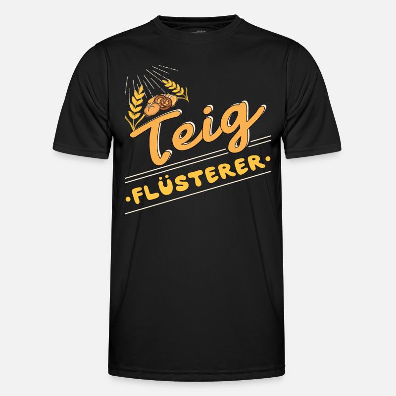 Pizza Bäcker Konditor | Teigflüsterer Männer Funktions-T-Shirt