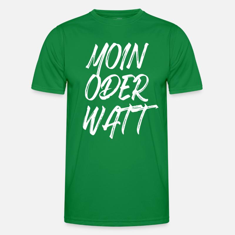 Moin Oder Watt Ruhrgebiet Ruhrpott Hamburg Moin Männer Funktions-T-Shirt