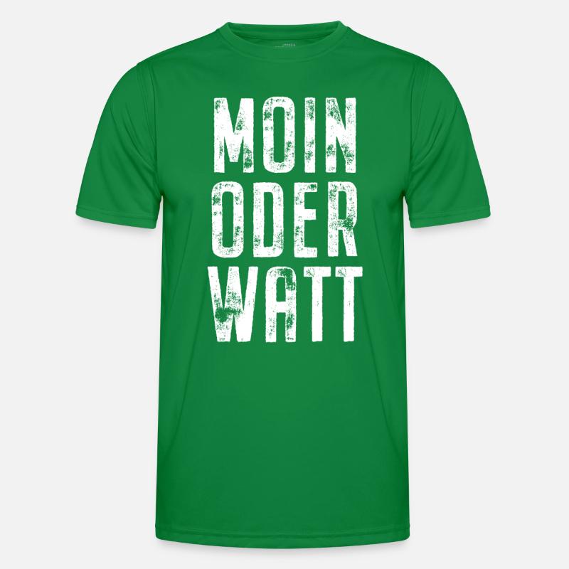 Moin Oder Watt Ruhrgebiet Ruhrpott Hamburg Moin Männer Funktions-T-Shirt