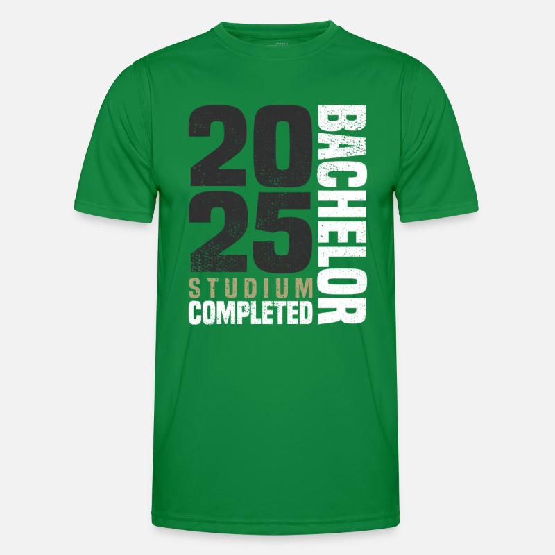 Bachelor Studium 2025 Männer Funktions-T-Shirt