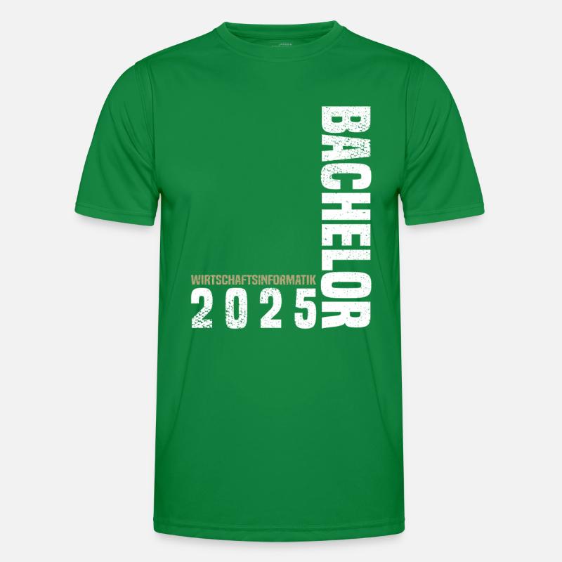 Bachelor Wirtschaftsinformatik Männer Funktions-T-Shirt
