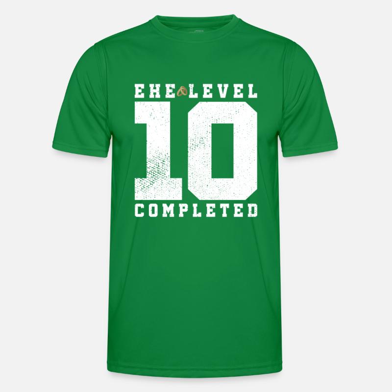 Ehe Level 10 Completed Männer Funktions-T-Shirt