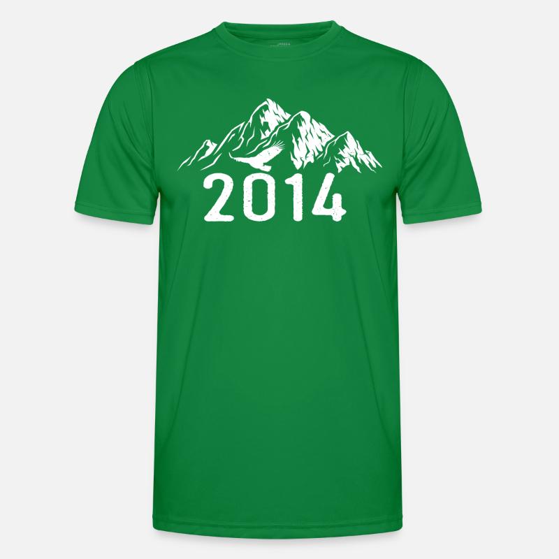 Vintage Geburtstag 2014 - Retro Geschenkidee 2014 Männer Funktions-T-Shirt