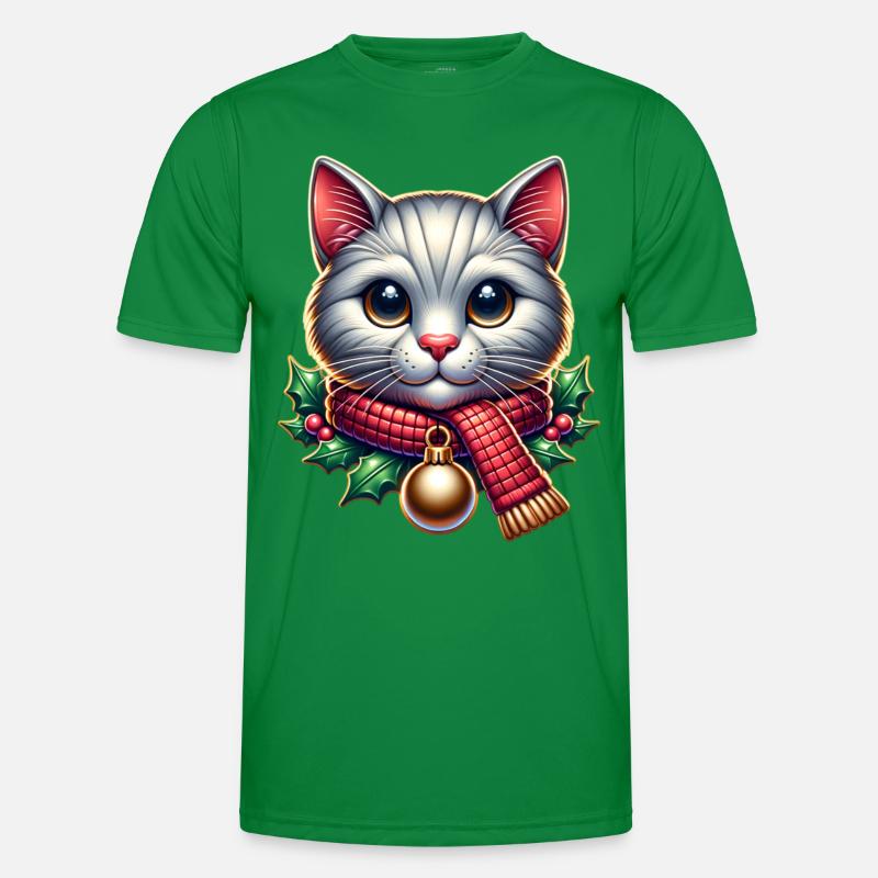 Chat T-shirt sport Homme