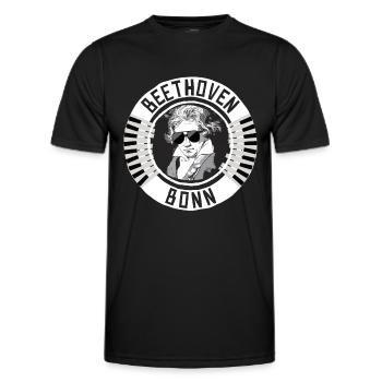 Beethoven Bonn - T-shirt sport Homme - noir - Devant - AI Model Male 178 dark (178cm)