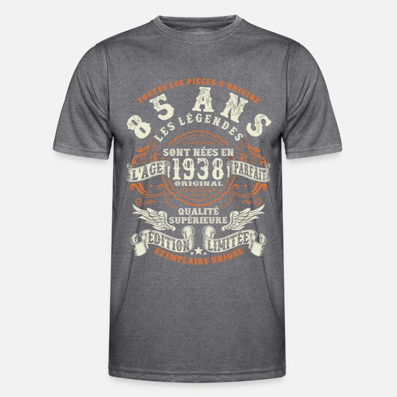 anniversaire 1938 - 85 ans T-shirt sport Homme
