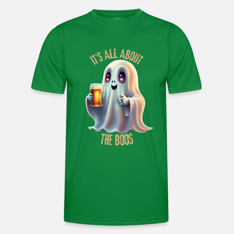 Fantôme d’Halloween. T-shirt sport Homme