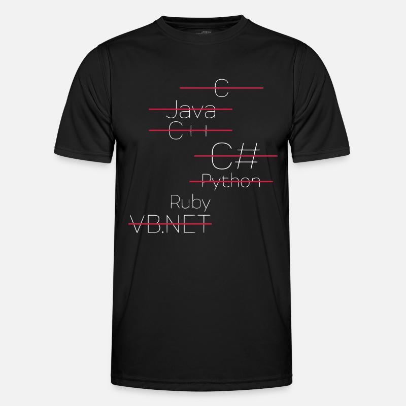 RUBY / RUBY ON RAILS - T-shirt sport Homme - noir