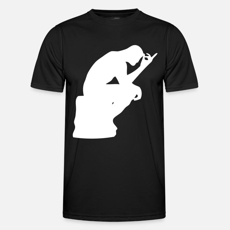 rodin thinker Men's Functional T-Shirt