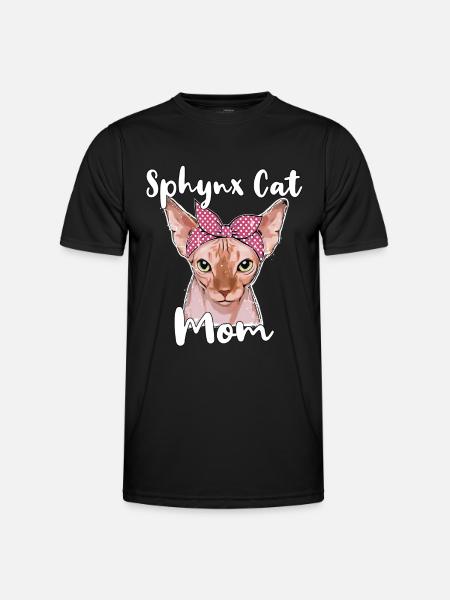 Sphynx Chat Maman Sphynx Chat - T-shirt sport Homme - noir