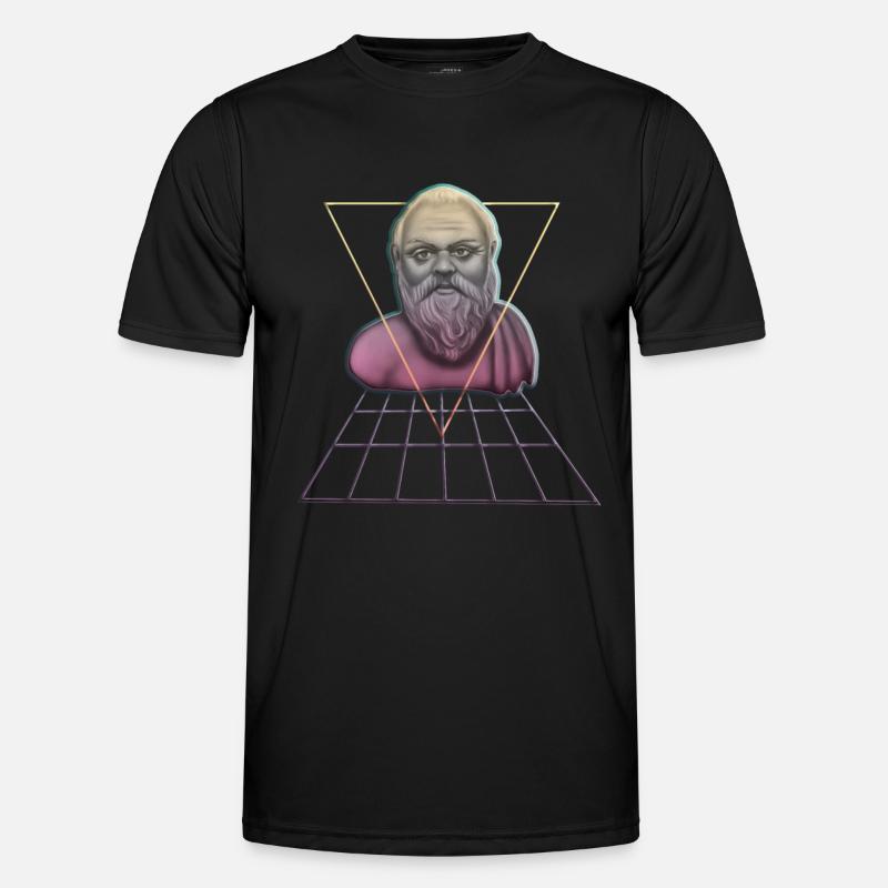 Socrates Philosopher Student Gift - Men's Functional T-Shirt - black