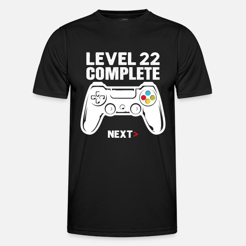 Level 22 Full - Men's Functional T-Shirt - black