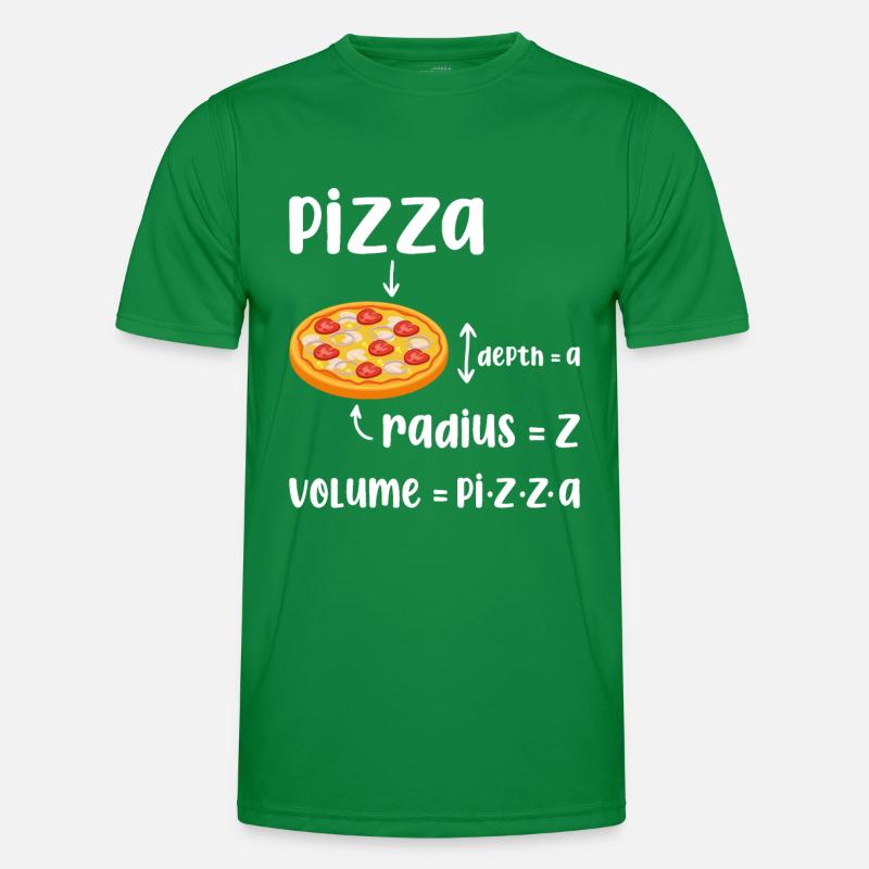Funny Pizza Volume Men's Functional T-Shirt