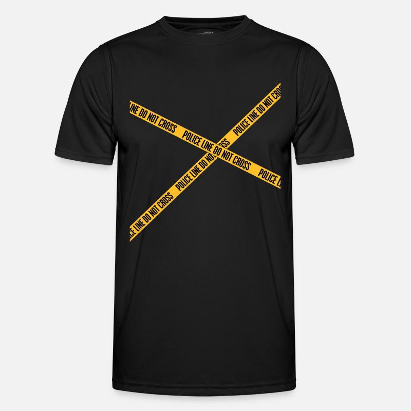 Police Line - Men's Functional T-Shirt - black