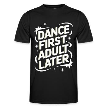 Tanzen Tänzer Tanzen - Männer Funktions-T-Shirt - Schwarz - Vorne - AI Model Male 178 dark (178cm)