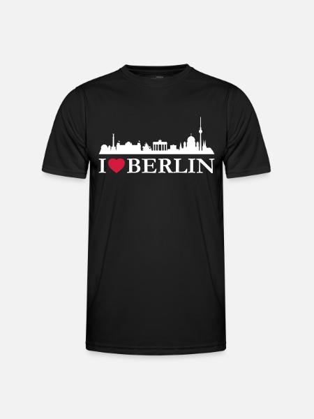 I love Berlin - Men's Functional T-Shirt - black