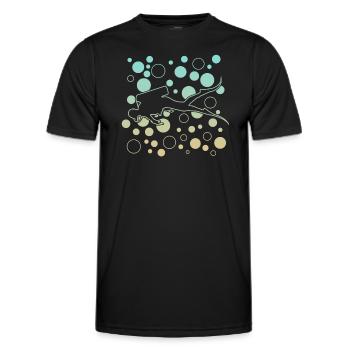 diving scuba diver - Männer Funktions-T-Shirt - Schwarz - Vorne - AI Model Male 178 dark (178cm)