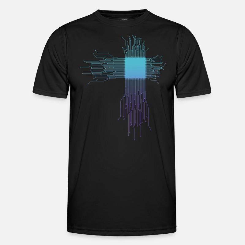 Elektroniker Informatiker Geschenk Männer Funktions-T-Shirt