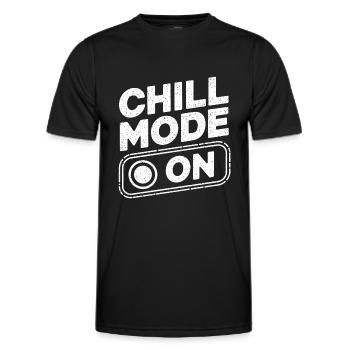Chill Mode On Relax Relax - Men's Functional T-Shirt - black - Front - AI Model Male 178 dark (178cm)